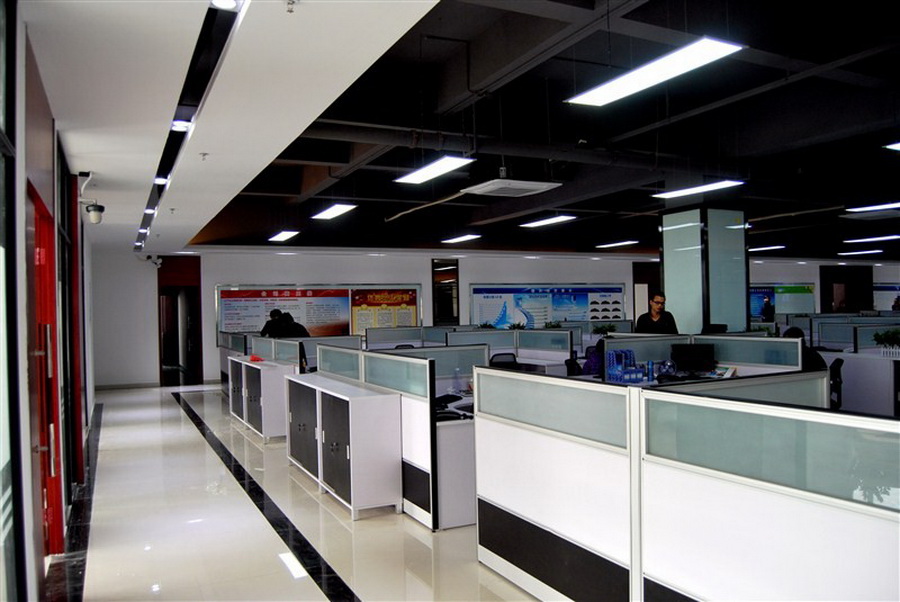 廠房辦公室裝修施工圖片