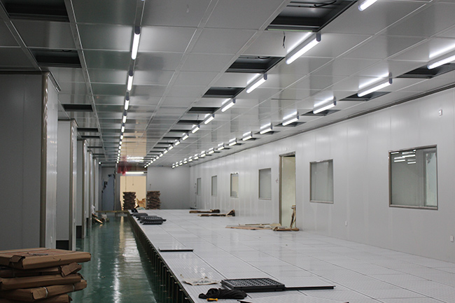 百級精密電子廠無塵車間